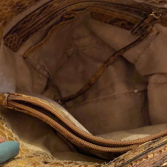 Yellow python snake skin bag! Michael Kors - Picture 3 of 8